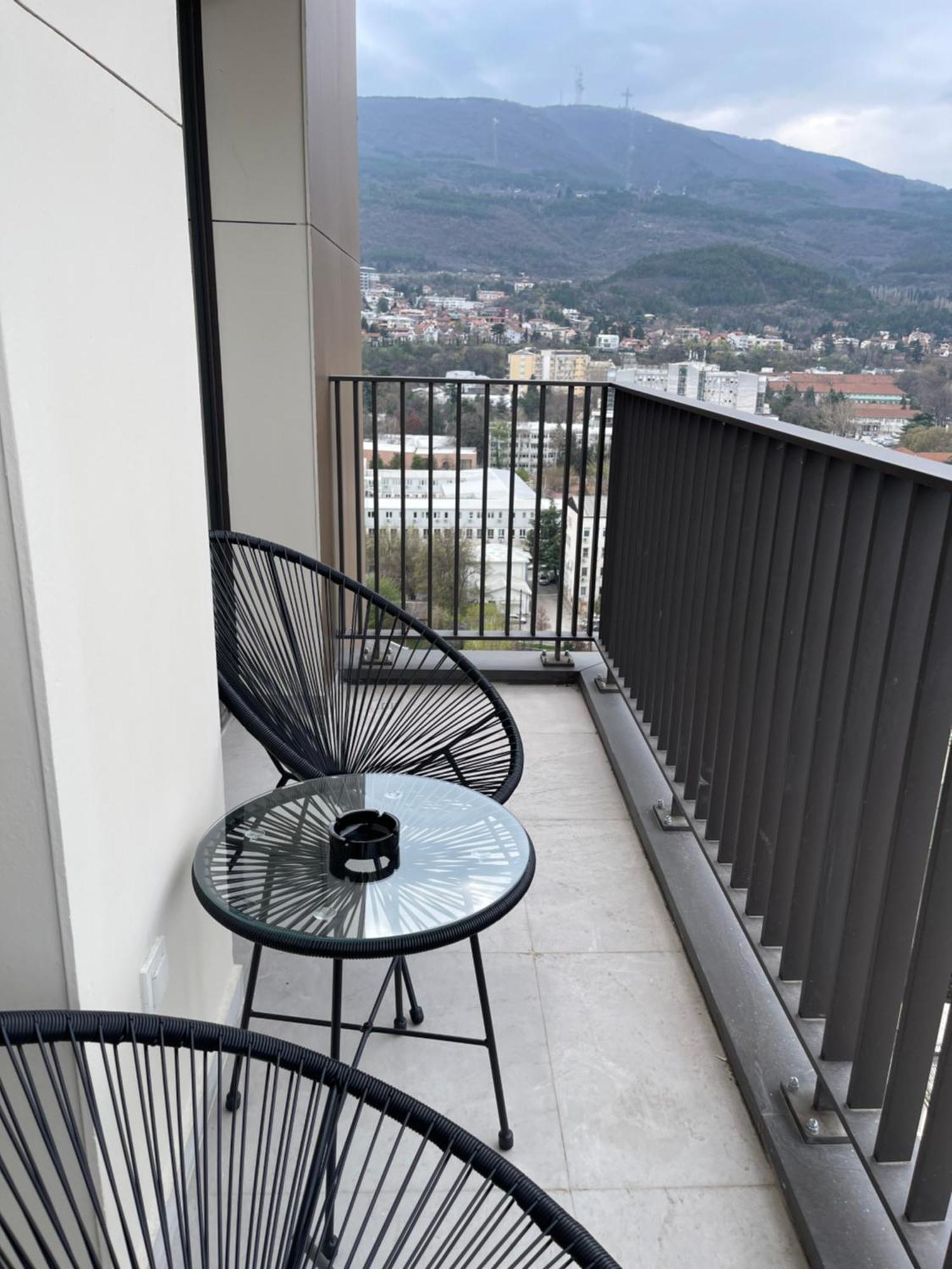 180° View Apartment In Diamond Building Üsküp Dış mekan fotoğraf
