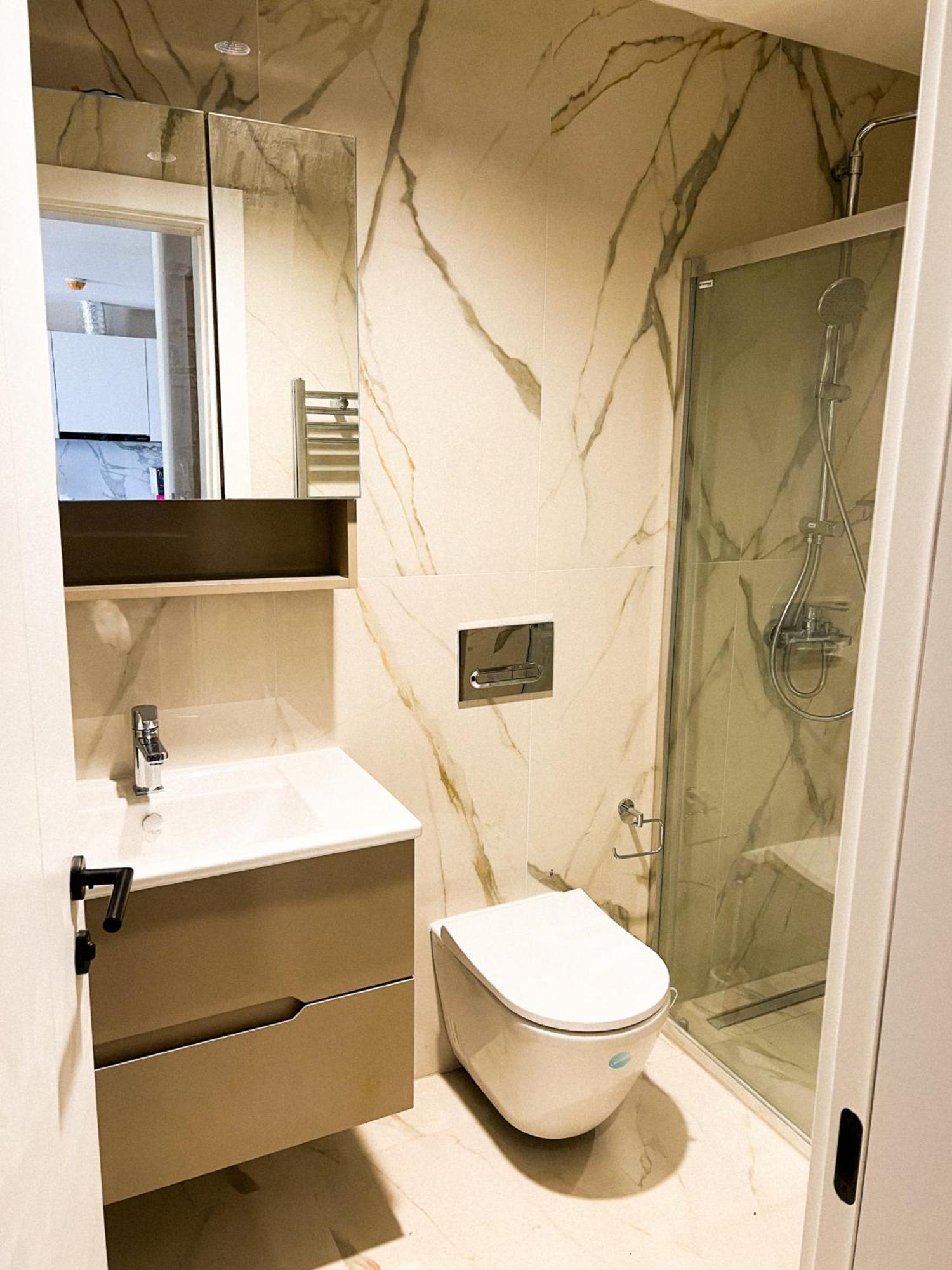 180° View Apartment In Diamond Building Üsküp Dış mekan fotoğraf
