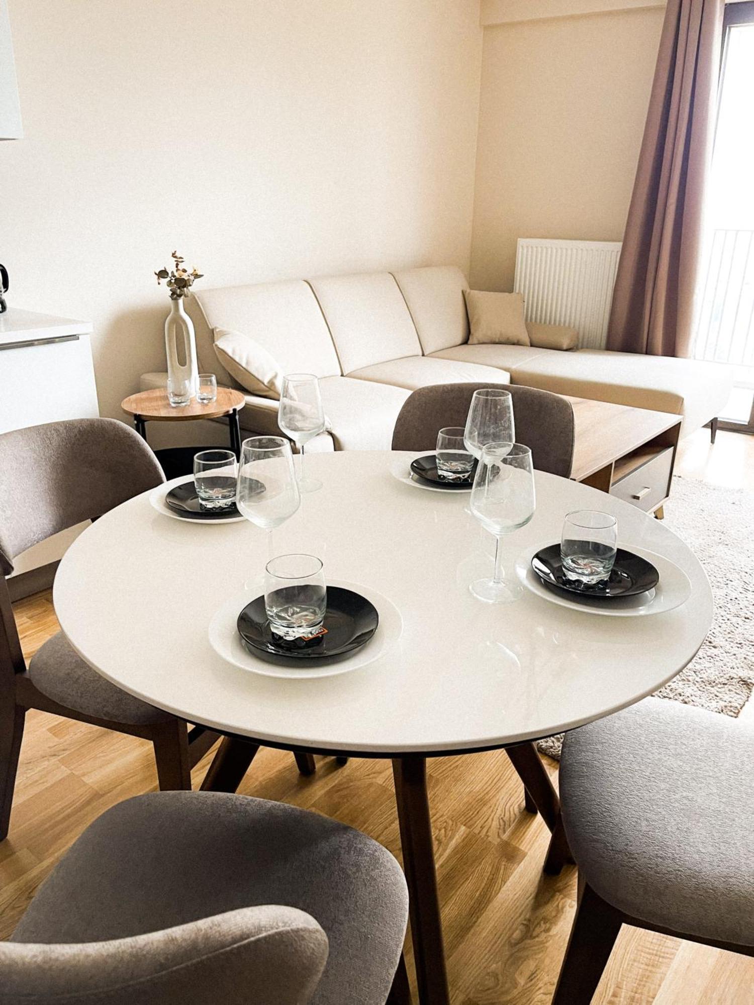 180° View Apartment In Diamond Building Üsküp Dış mekan fotoğraf