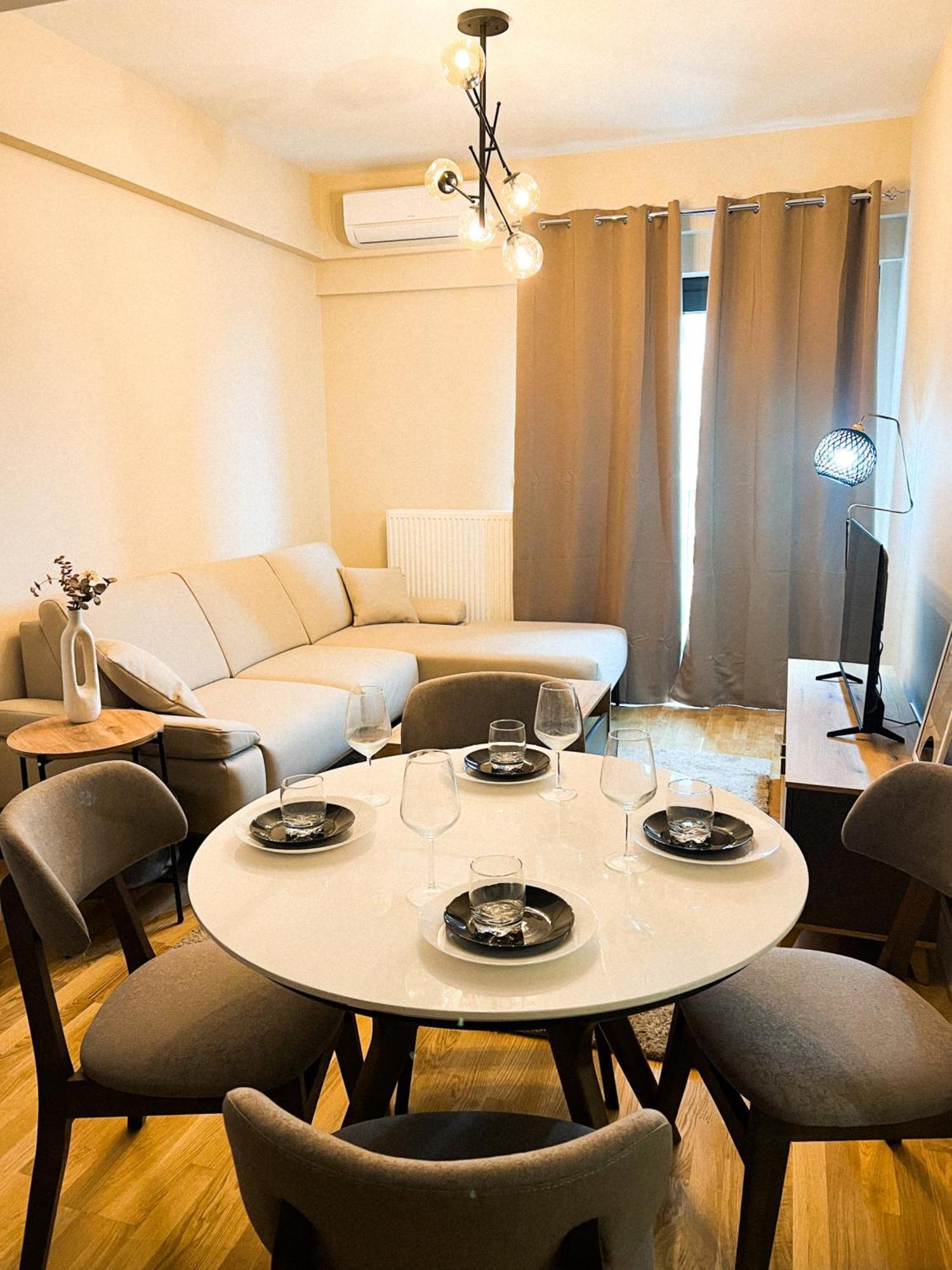 180° View Apartment In Diamond Building Üsküp Dış mekan fotoğraf