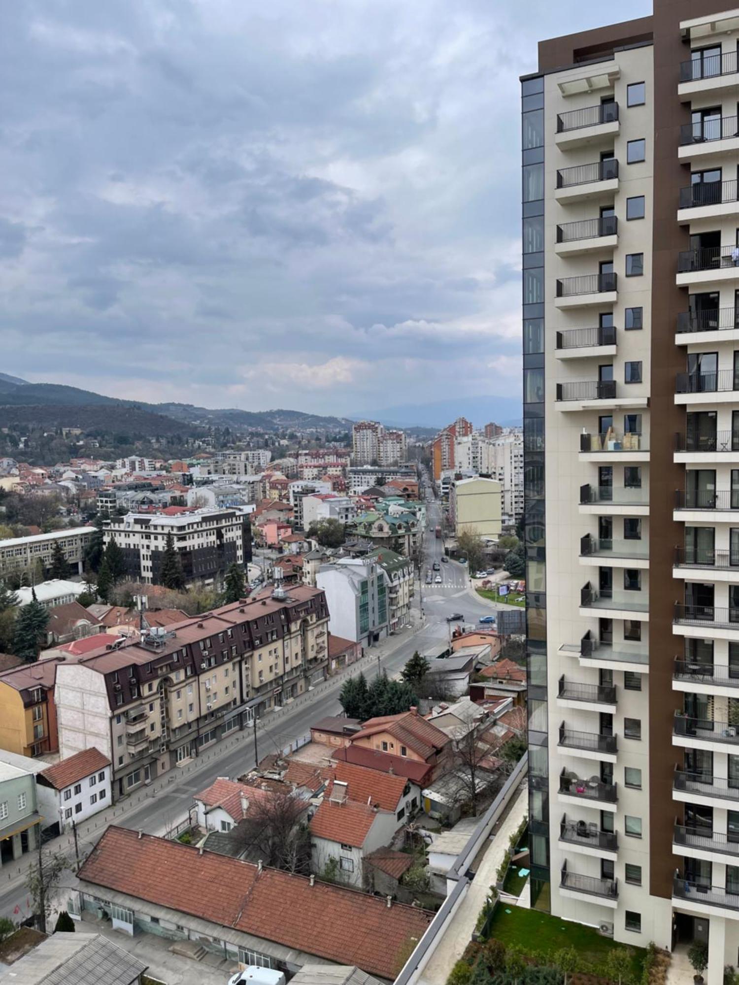 180° View Apartment In Diamond Building Üsküp Dış mekan fotoğraf