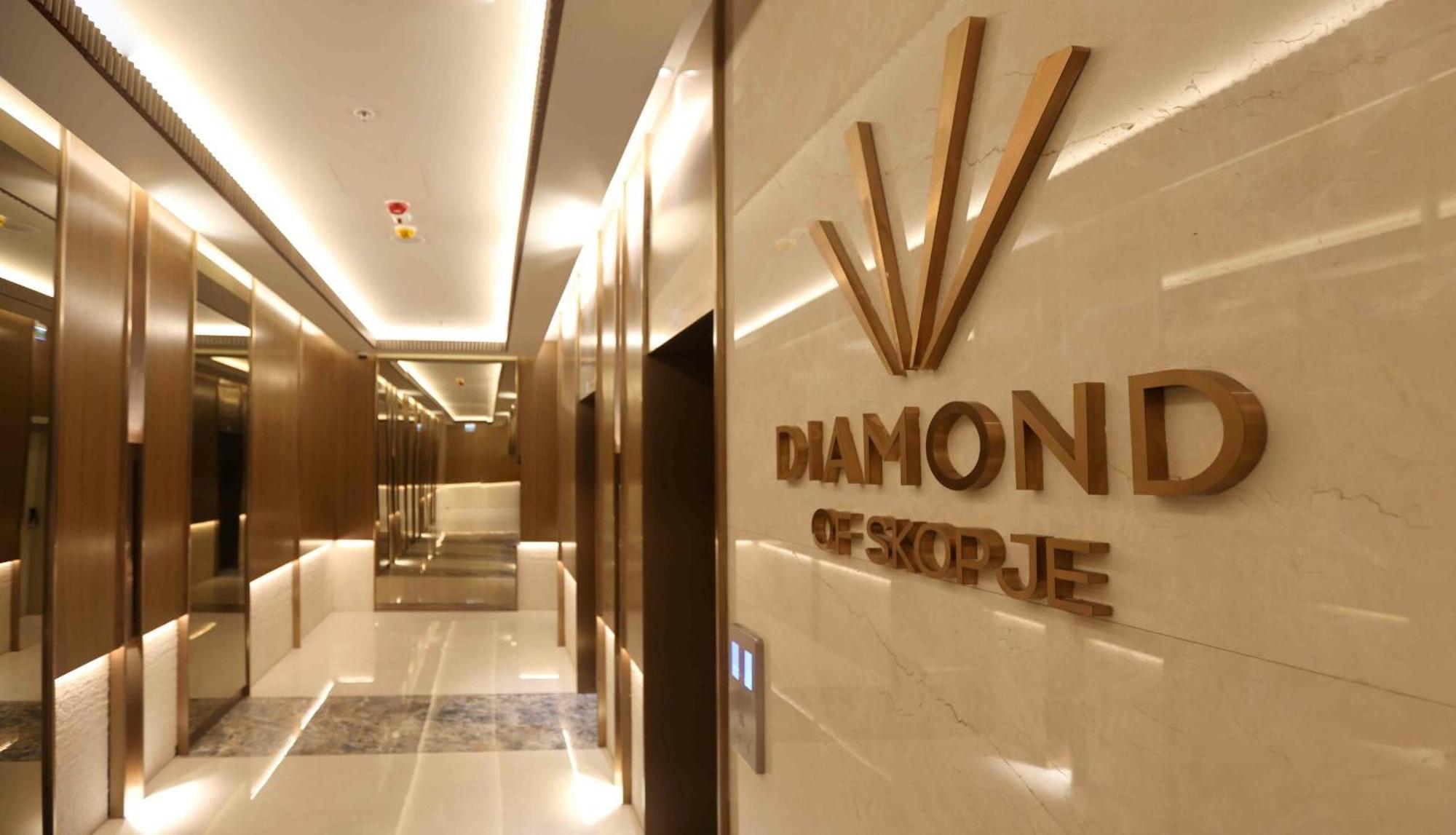 180° View Apartment In Diamond Building Üsküp Dış mekan fotoğraf