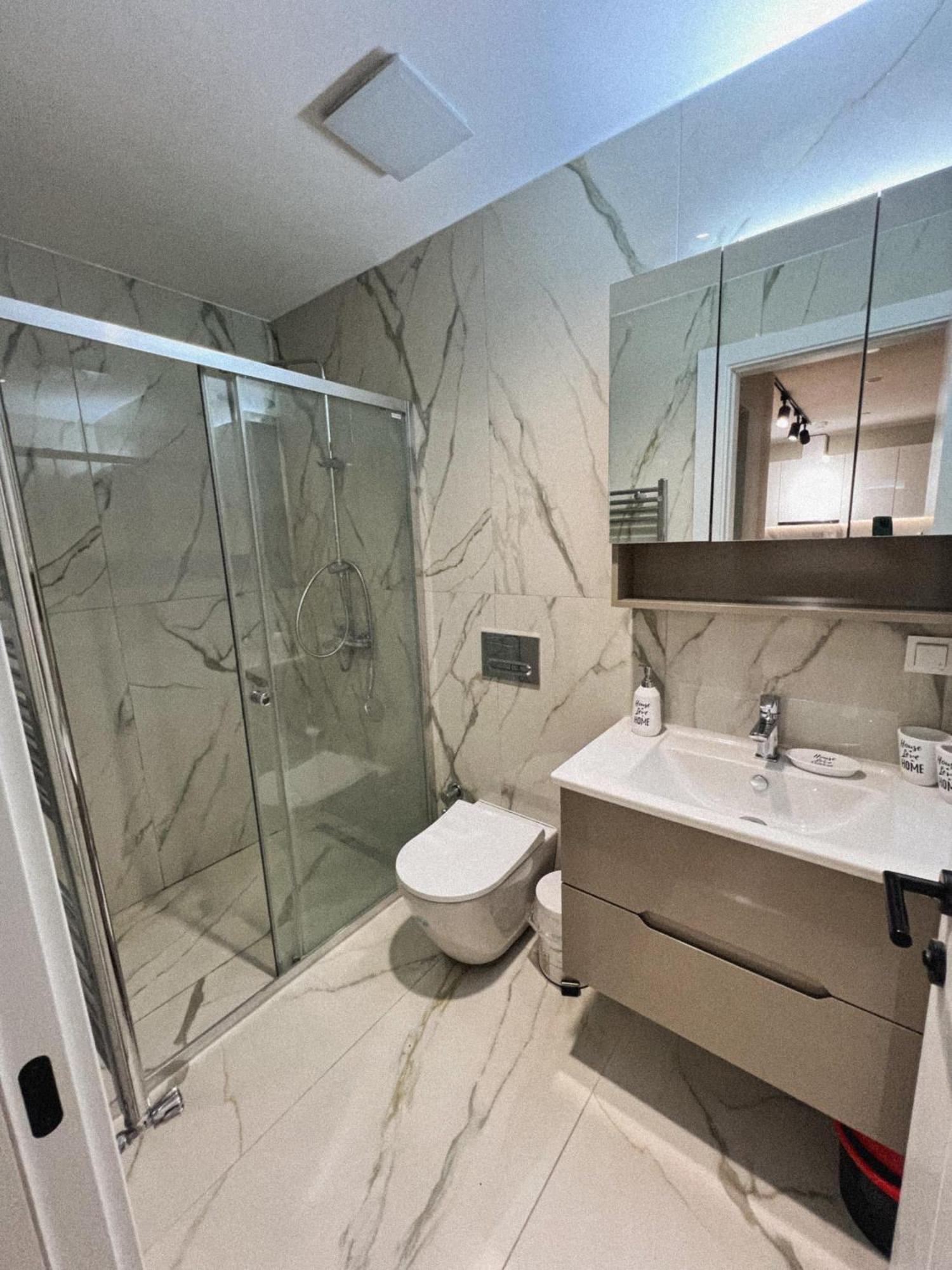 180° View Apartment In Diamond Building Üsküp Dış mekan fotoğraf