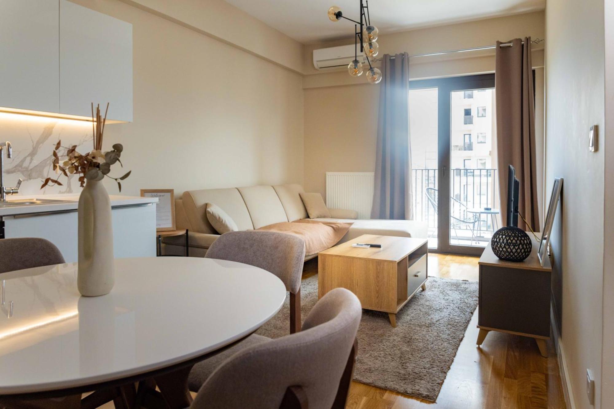 180° View Apartment In Diamond Building Üsküp Dış mekan fotoğraf