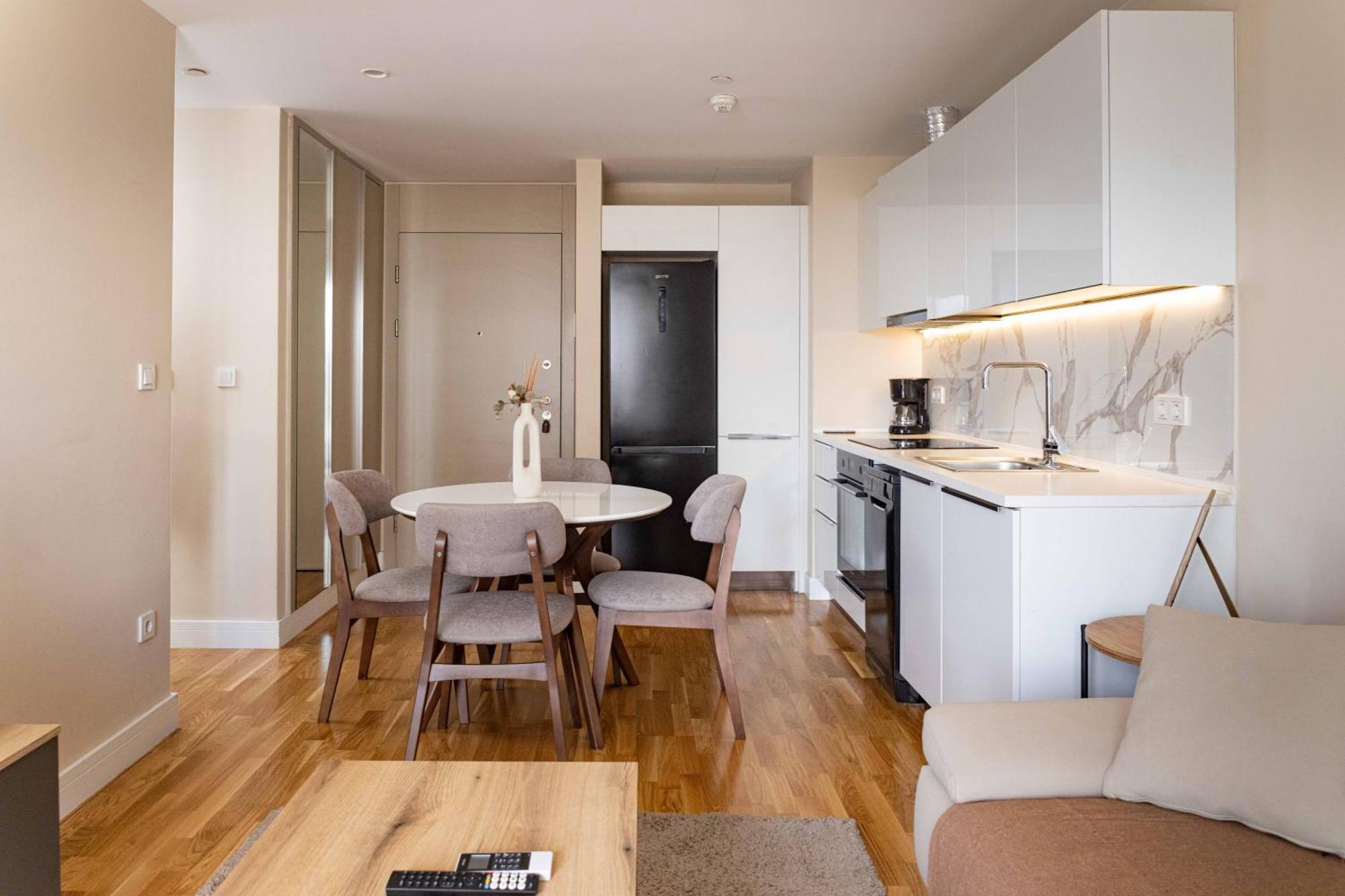 180° View Apartment In Diamond Building Üsküp Dış mekan fotoğraf